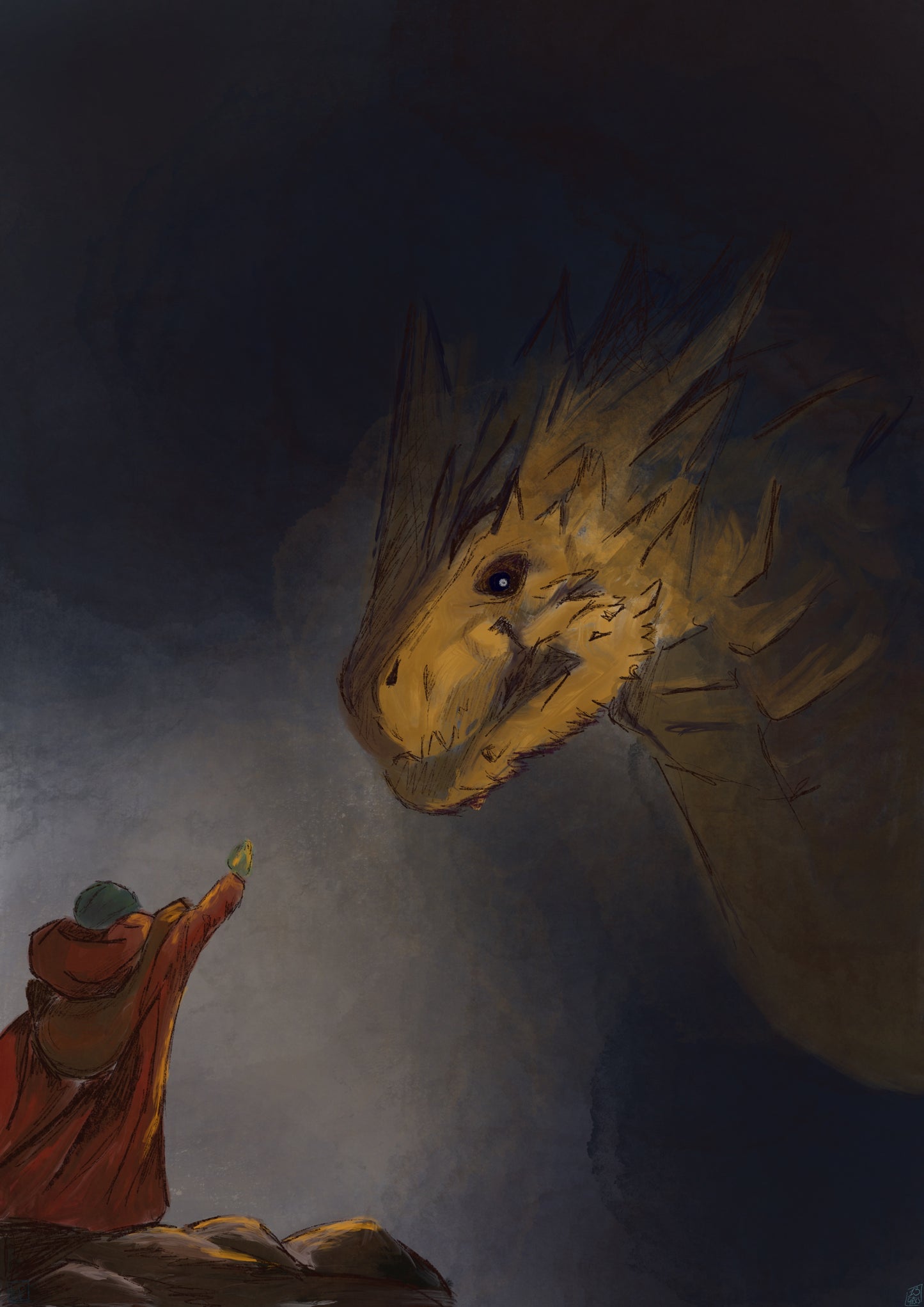 Dragon - A4 Print