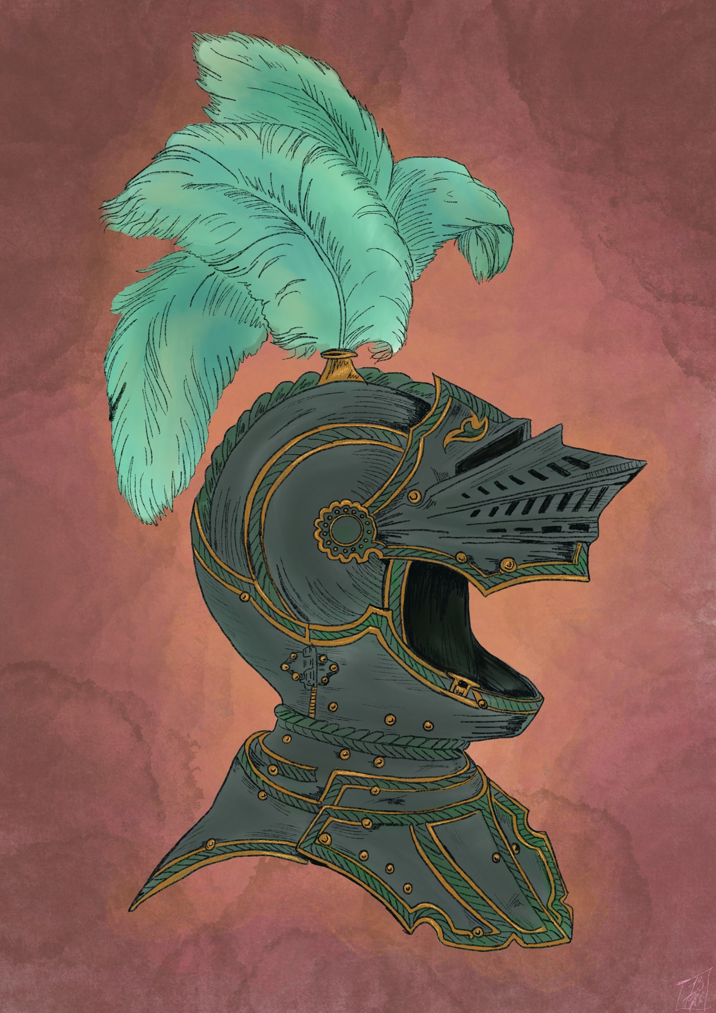 Knight - A4 Print