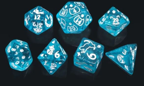 Blue Cats - Dice Set