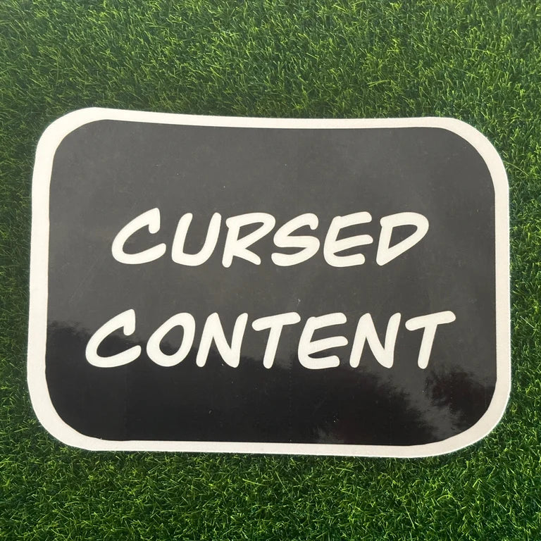 Cursed Content - Sticker