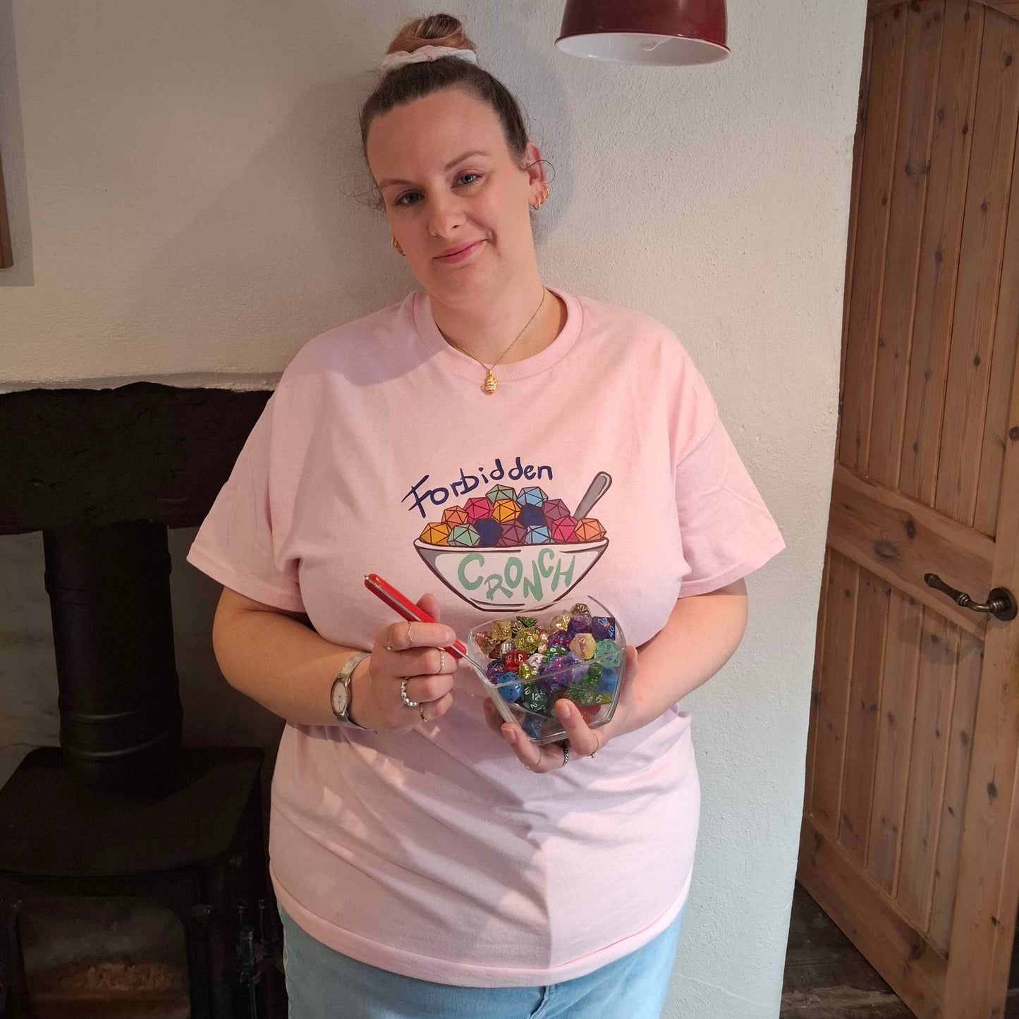 Forbidden Cronch - Baby Pink T Shirt