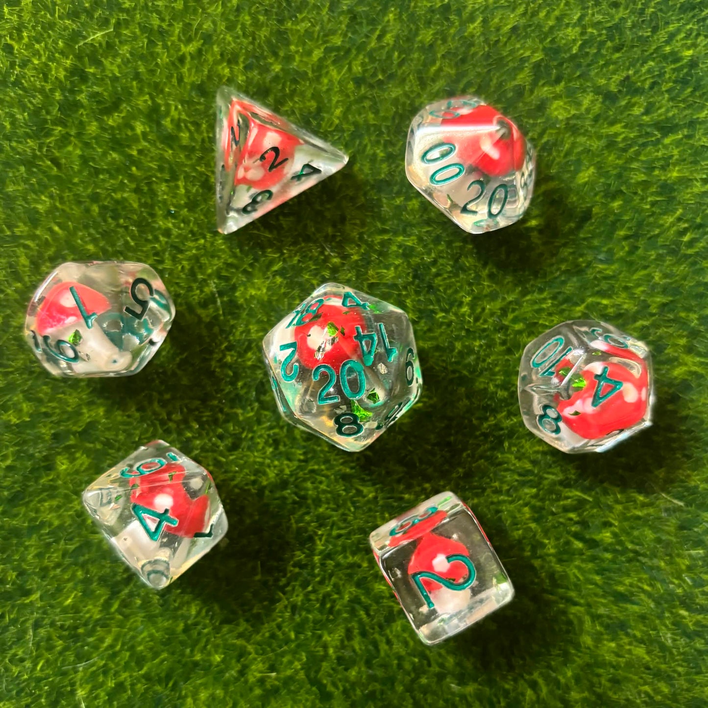 Red Mushroom - Dice Set