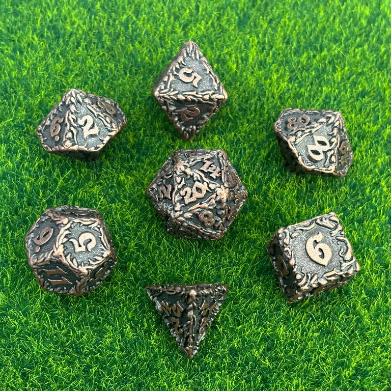 Ruby - Metal Dice Set
