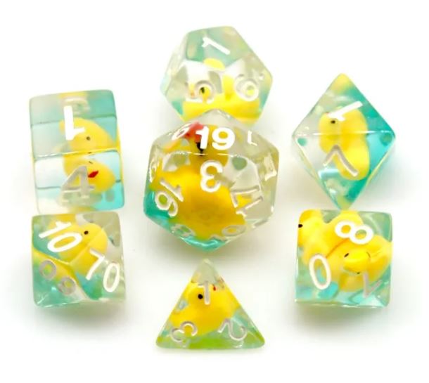 Yellow Ducks - Dice Set
