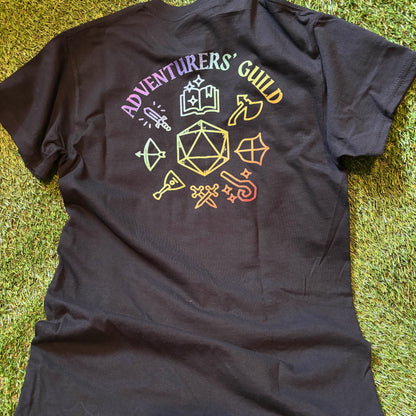 Adventurers' Guild - Black T Shirt