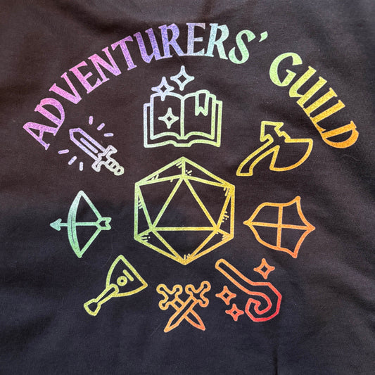 Adventurers' Guild - Black T Shirt