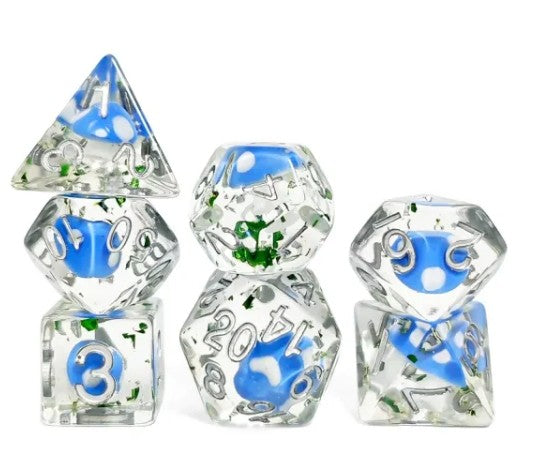 Blue Mushroom - Dice Set