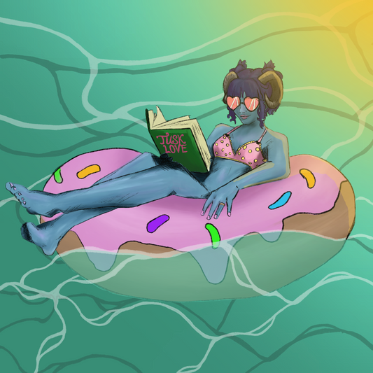 Tiefling Summer - Square Print