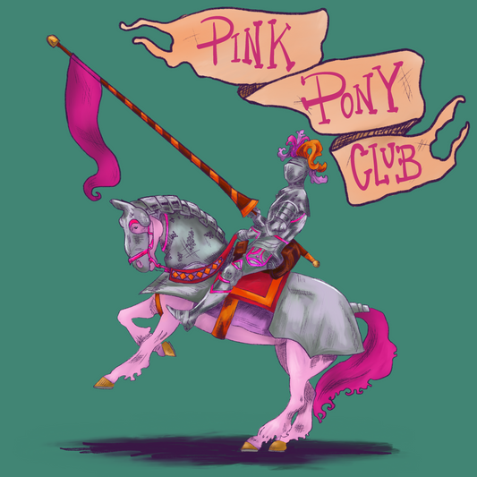 Pink Pony - Square Print
