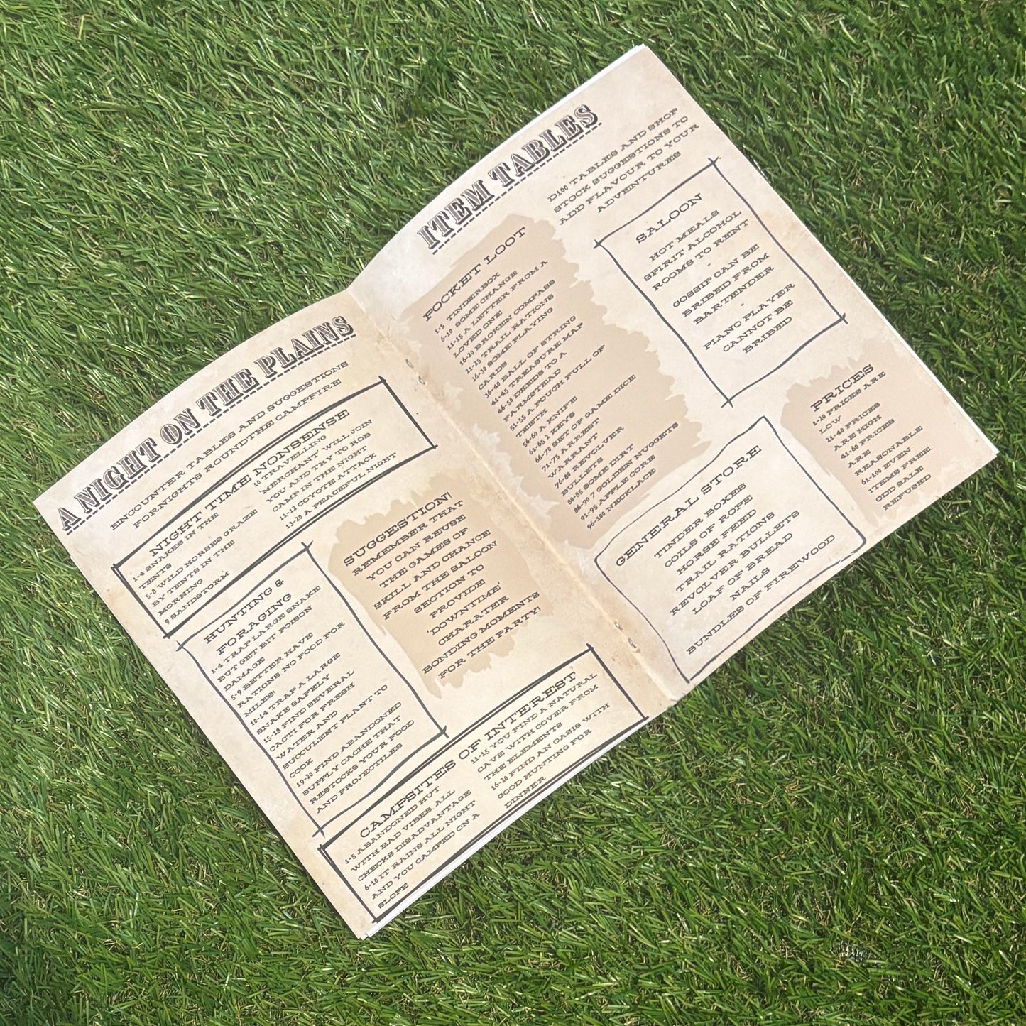 Saloons & Saddles - TTRPG Supplement