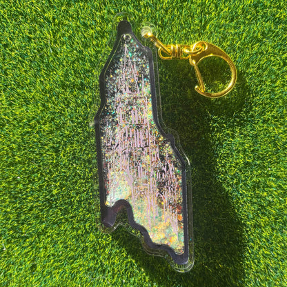 Castle - Liquid Core Keychain
