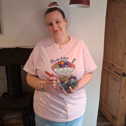 Forbidden Cronch - Baby Pink T Shirt
