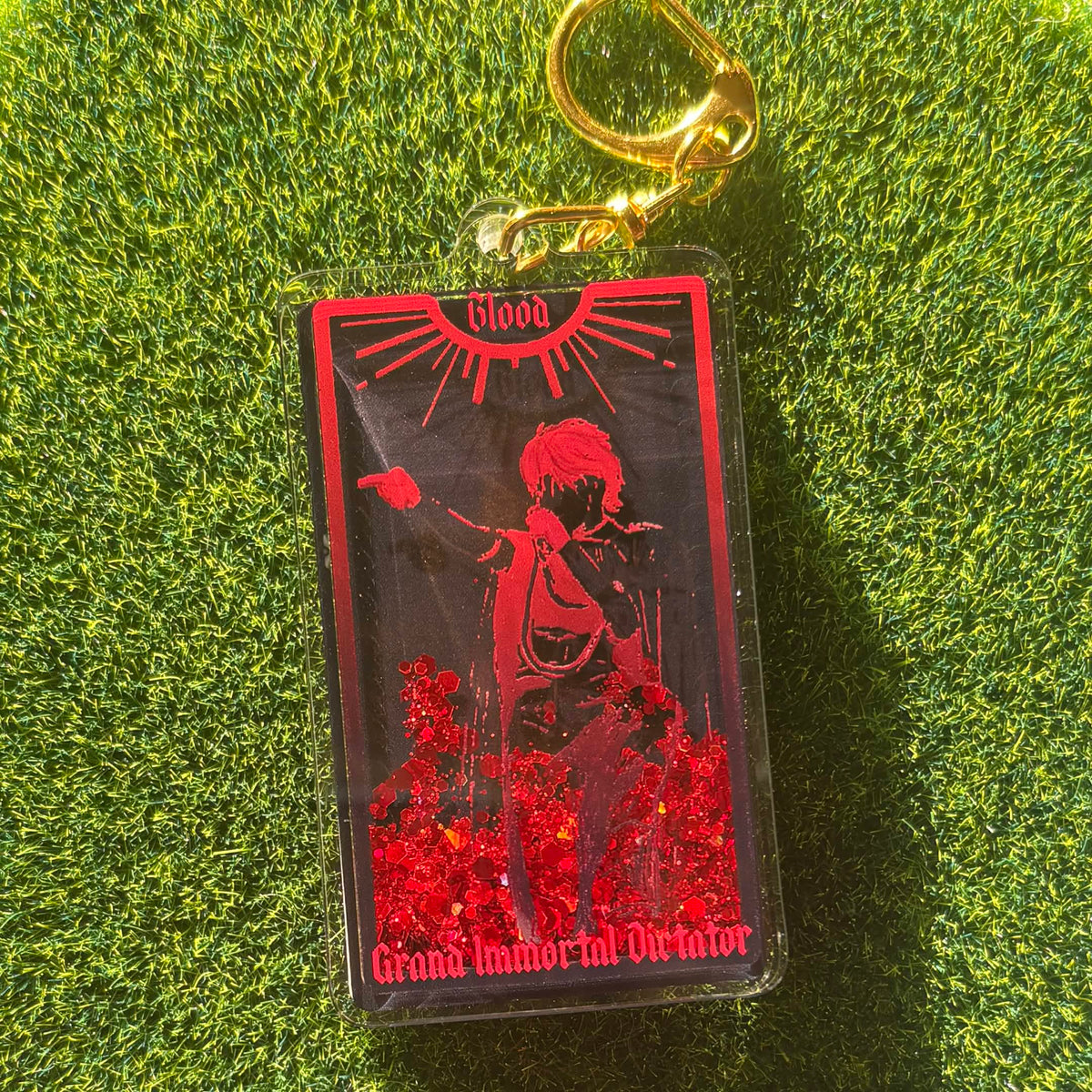 Grand Immortal Dictator - Liquid Core Keychain
