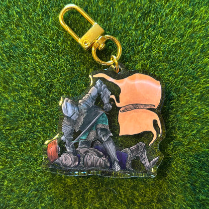 Now Kiss Knights - Keychain