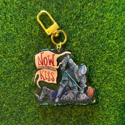 Now Kiss Knights - Keychain