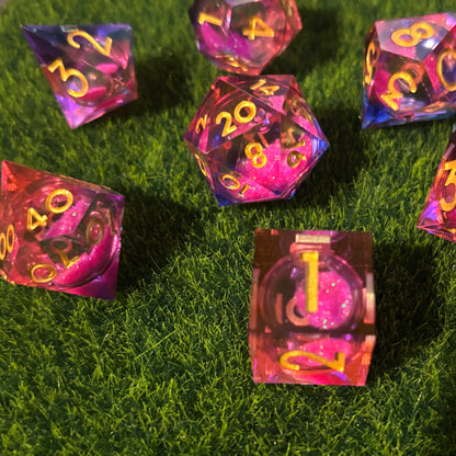 Pink Dream - Liquid Core Dice Set