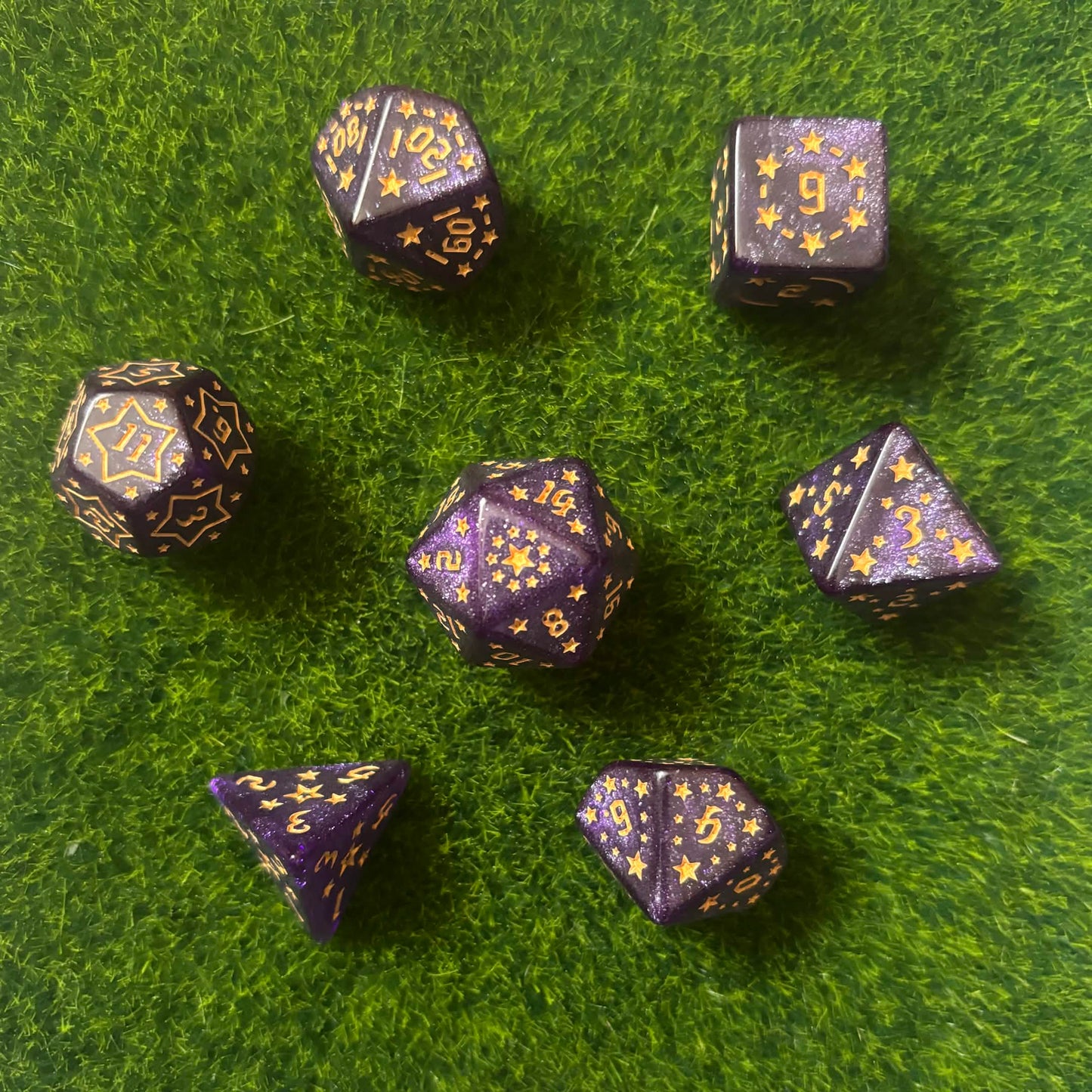Purple Star - Dice Set
