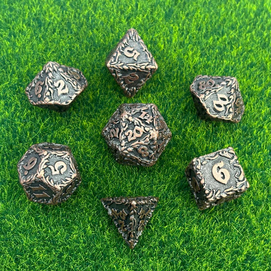 Ruby - Metal Dice Set
