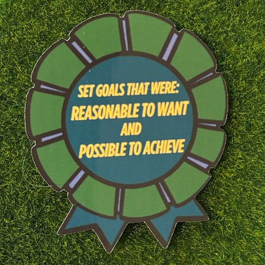 Set Goals - Sticker
