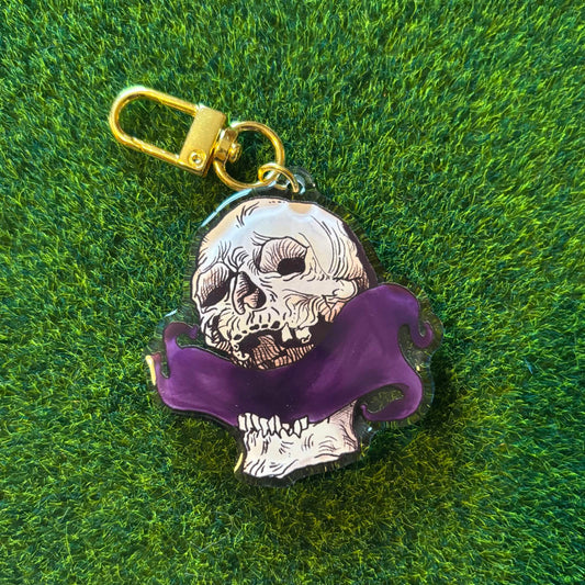 Memento Mori Skull - Keychain