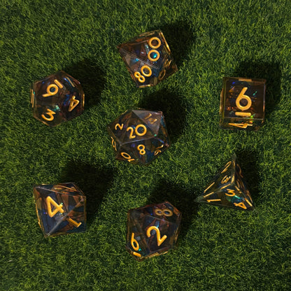 Stained Glass - Sharp Edge Dice Set