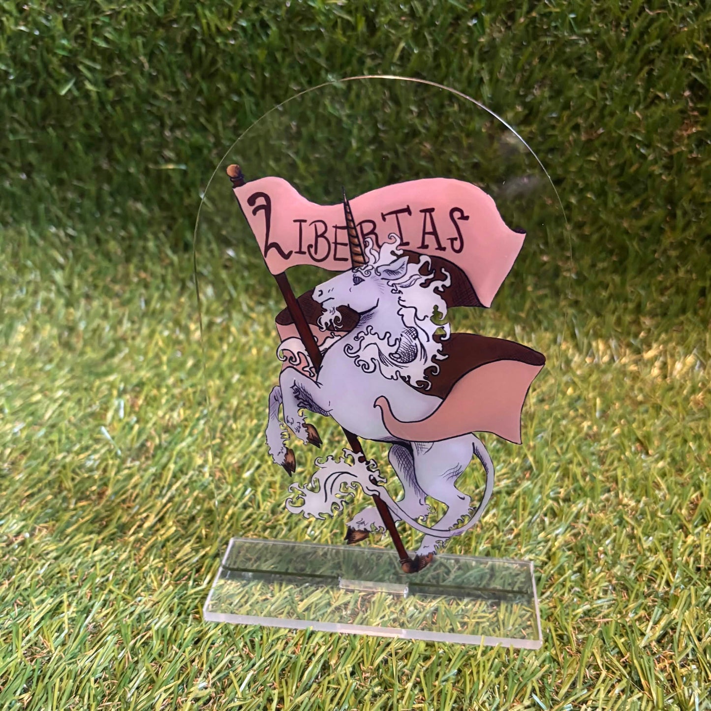 Libertas Unicorn - Acrylic Standee