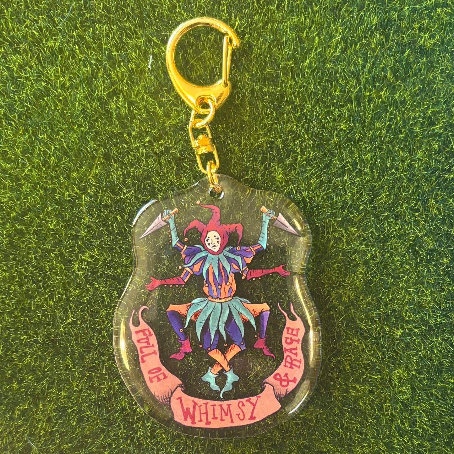 Whimsy and Rage - Keychain